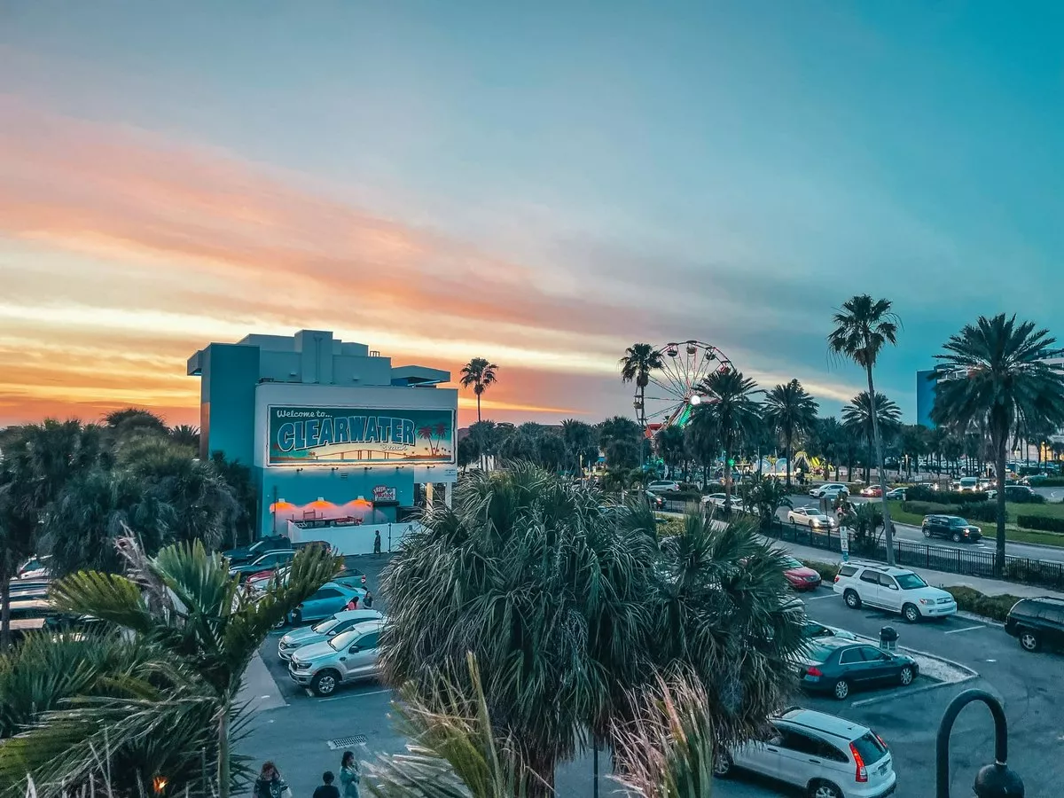 Clearwater Beach sunset views from Bar Tiki