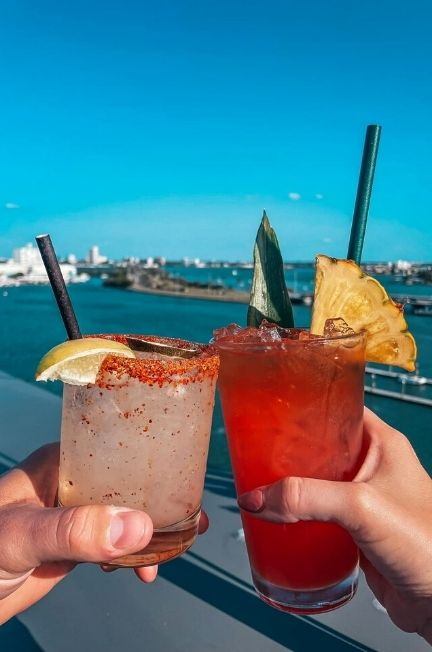 fun drinks from one of the best clearwater beach bars