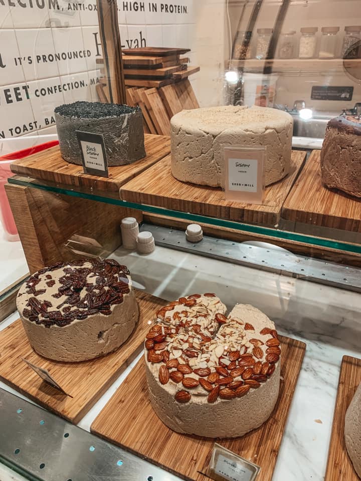 Some vegan options at the Chelsea Market in NYC