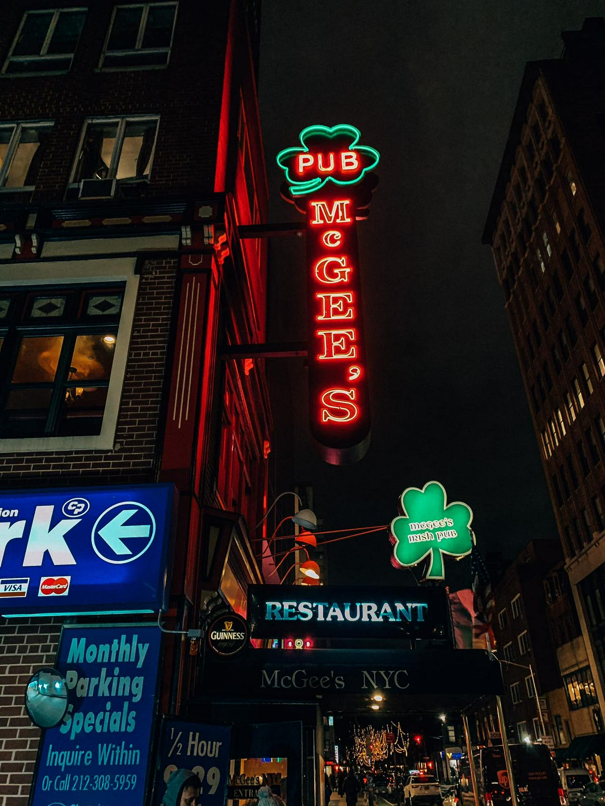 New York highlight, visiting McGees Irish Pub in NYC