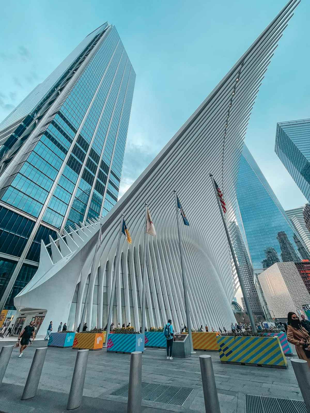 outside view of the Oculus, one of the best things to do in NYC