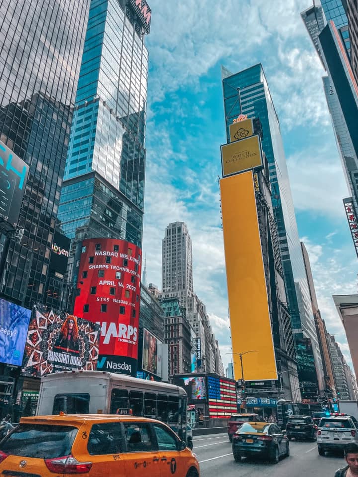 Times Square NYC during the day