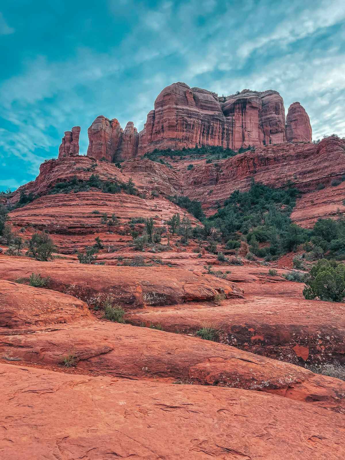 Cathedral Rock at sunset in Sedona Arizona