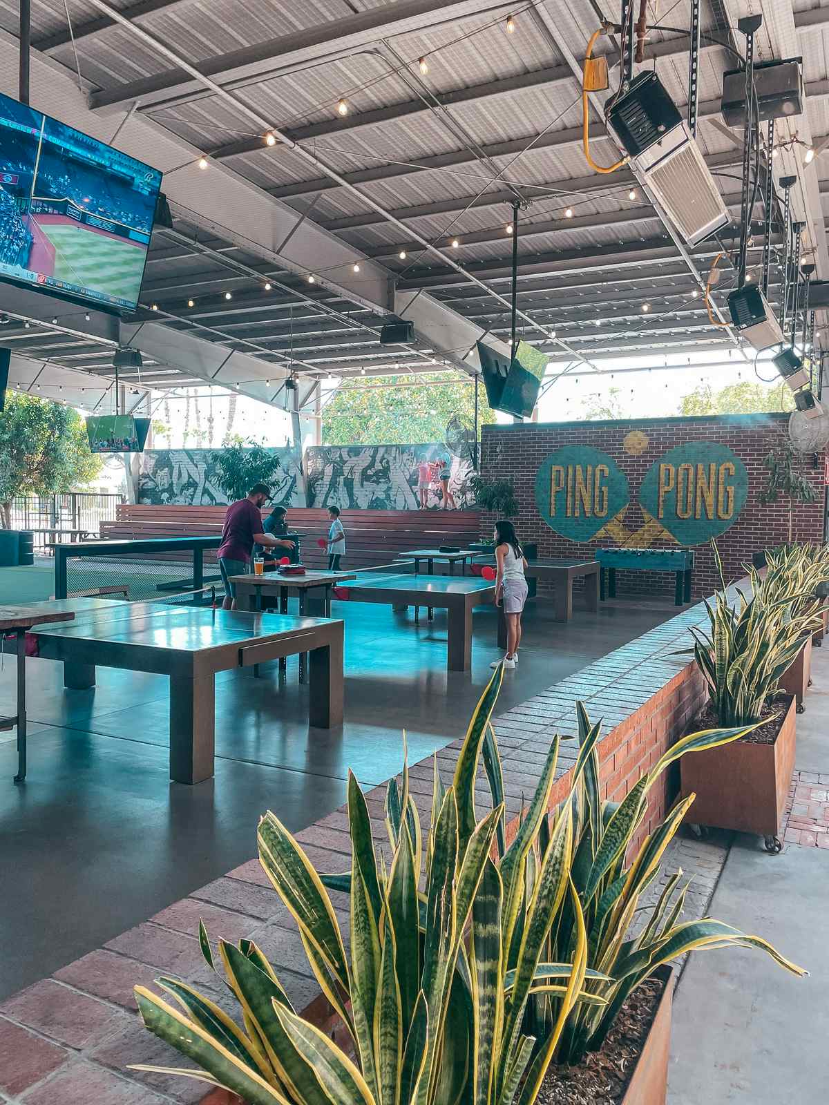 Ping Pong tables at Culinary Dropout in Arizona