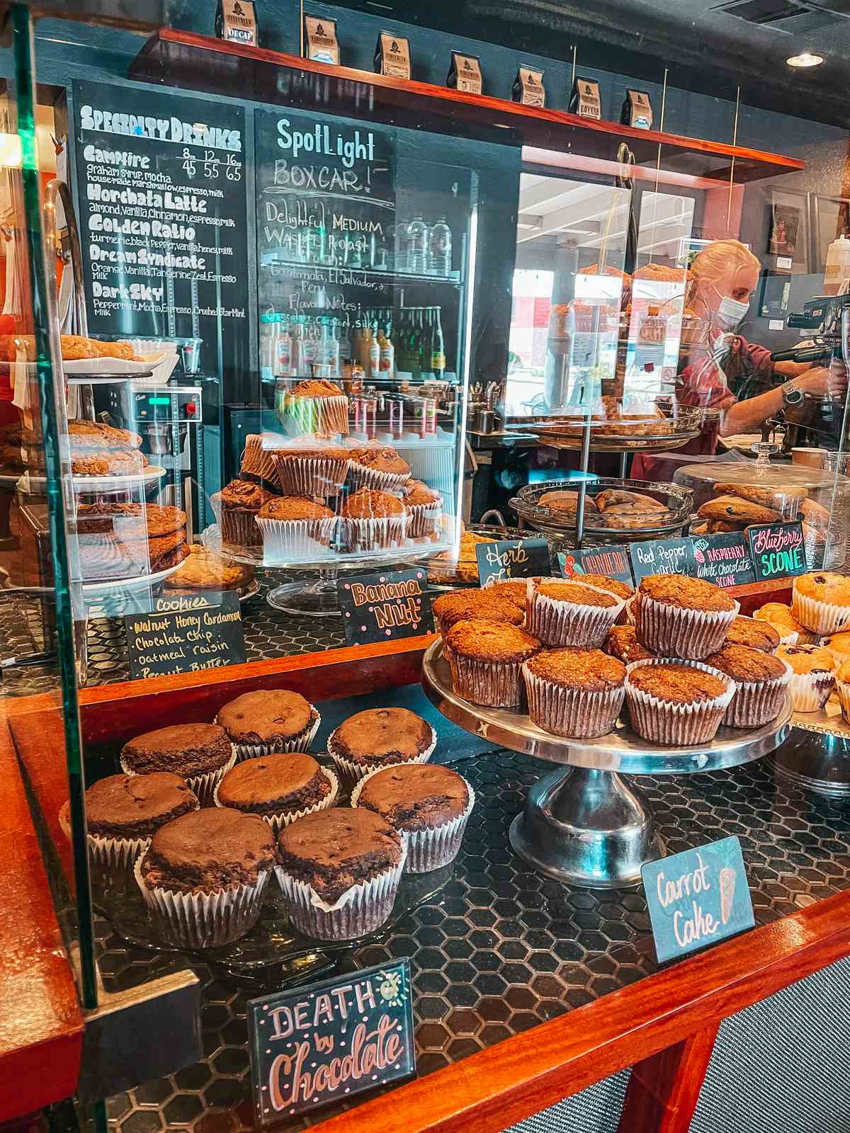 Baked goods from Firecreek Coffee shop in Sedona Arizona