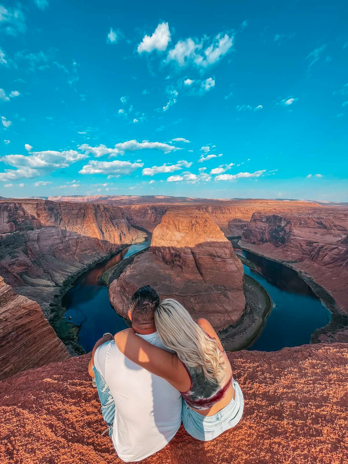 Couple at Horseshoe Bend Arizona