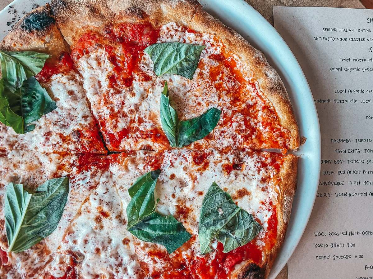 Margherita pizza from Pizzeria Bianco in Phoenix