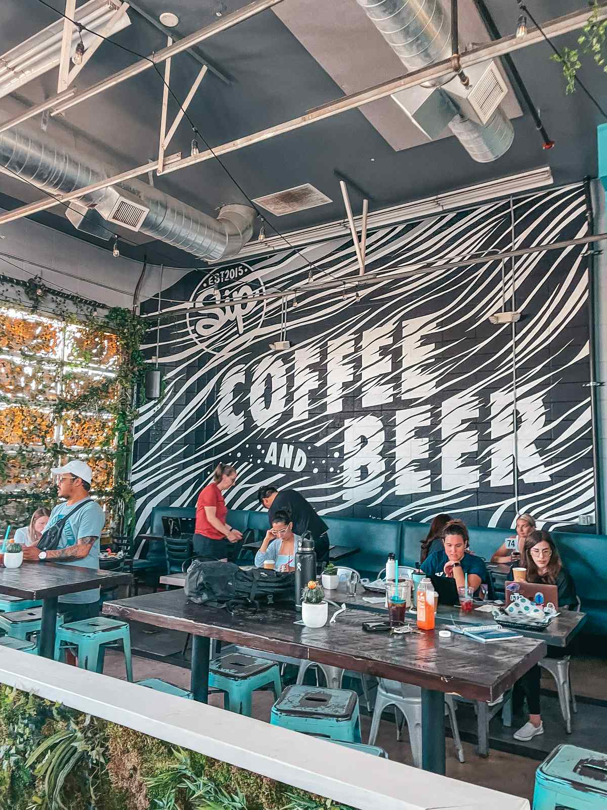 Sip Coffee and Beer Garage in Scottsdale Arizona