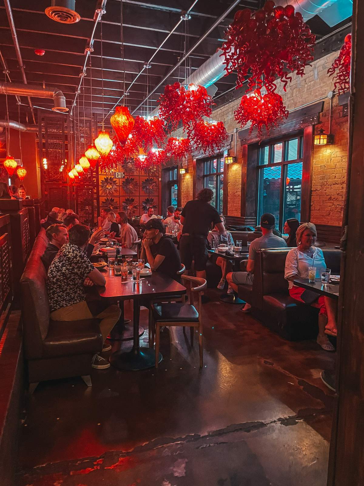 Dining area at Sapa Sushi bar in Salt Lake City