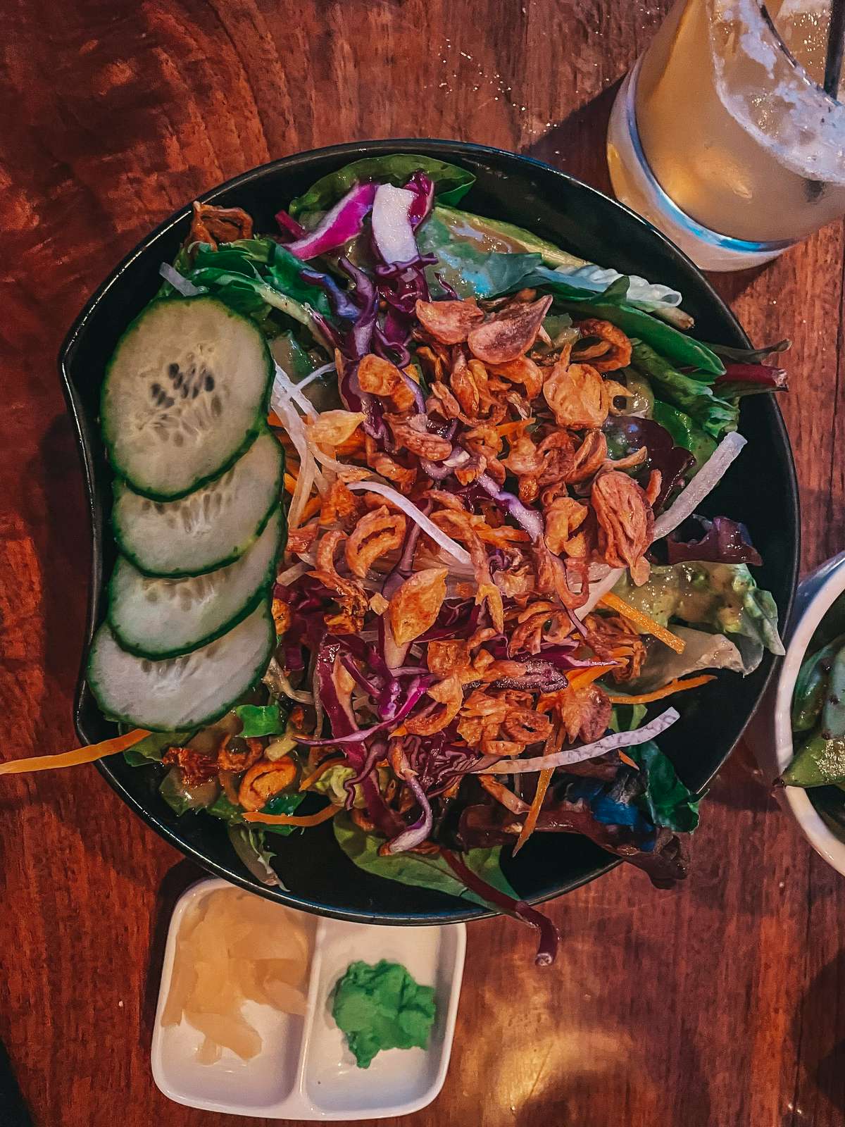 Salad from Sapa Sushi restaurant in Salt Lake City