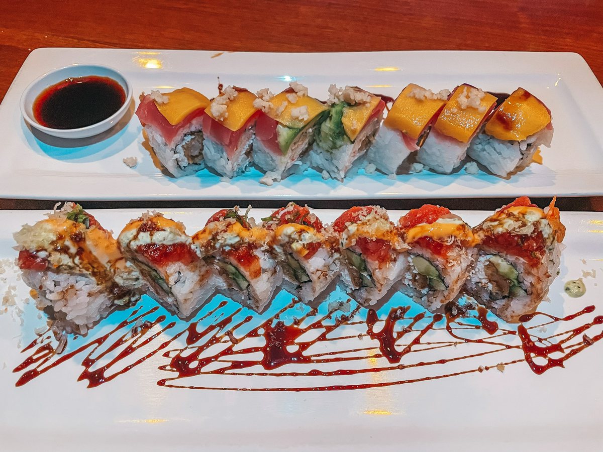 Sushi rolls from Sapa Sushi restaurant in Salt Lake City