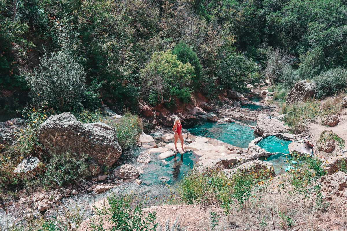 Fifth Water Hot Spring in Utah