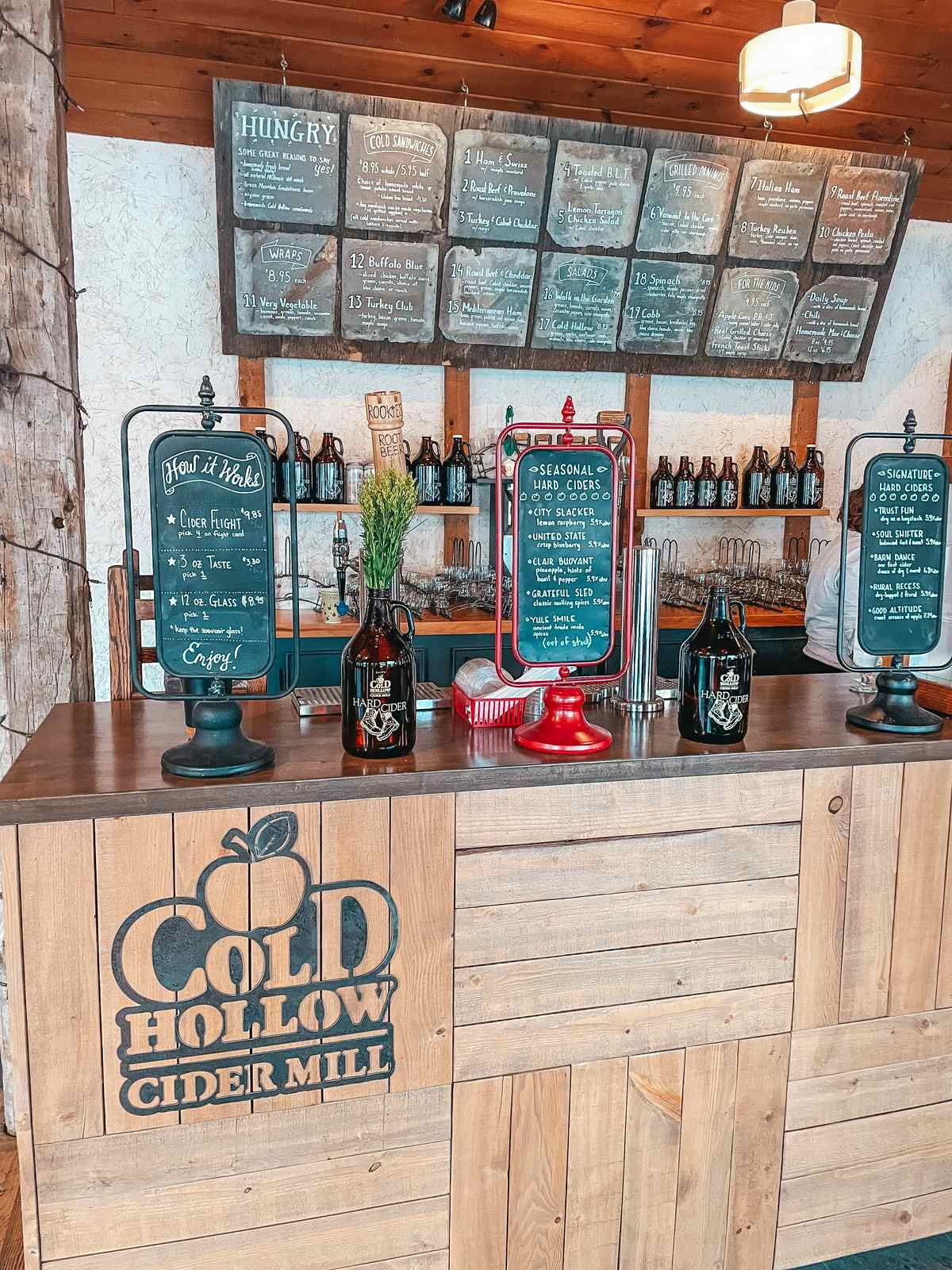 Cold Hollow Cider Mill in Vermont, one of the best New England fall road trip stops