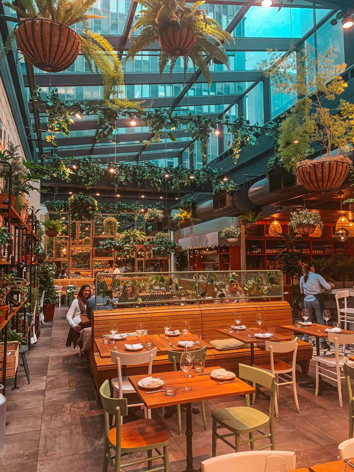 Eataly dining area in Boston