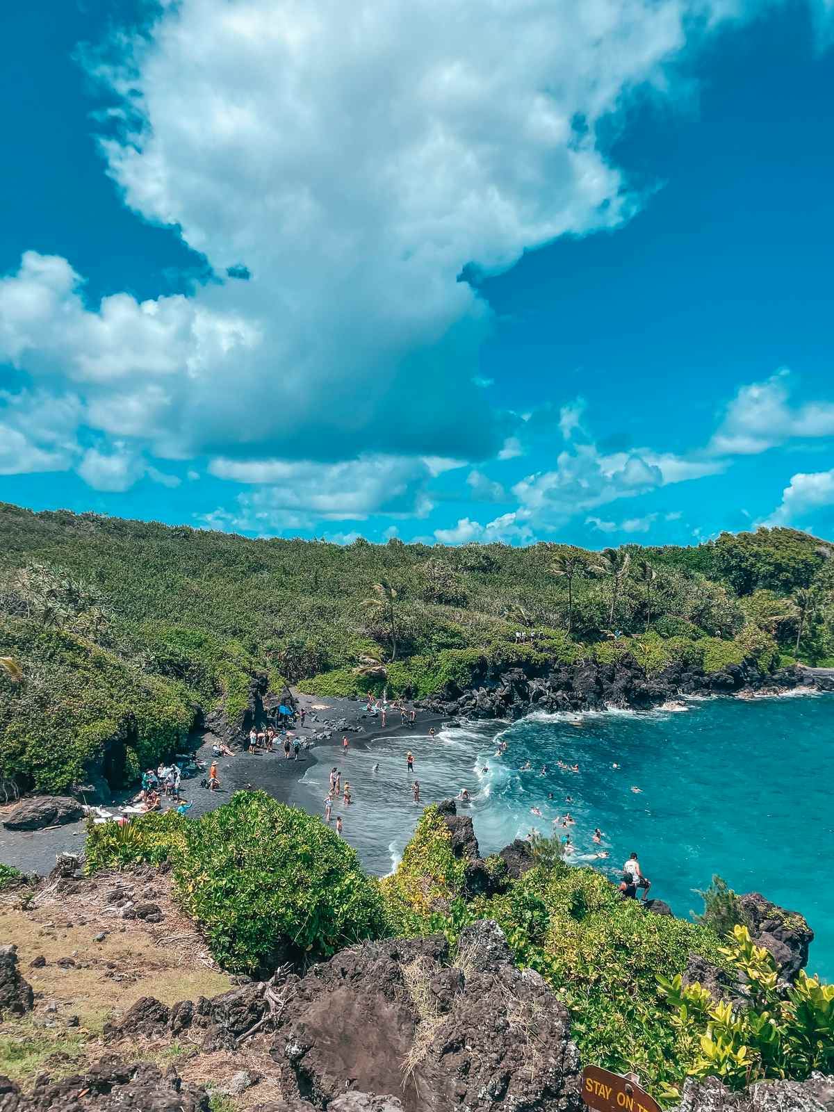 Maui Black Sand Beach