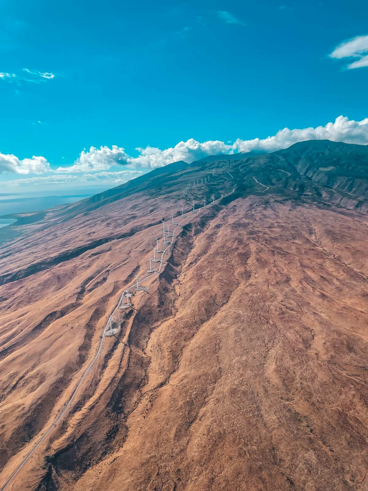 Maui view from plane window