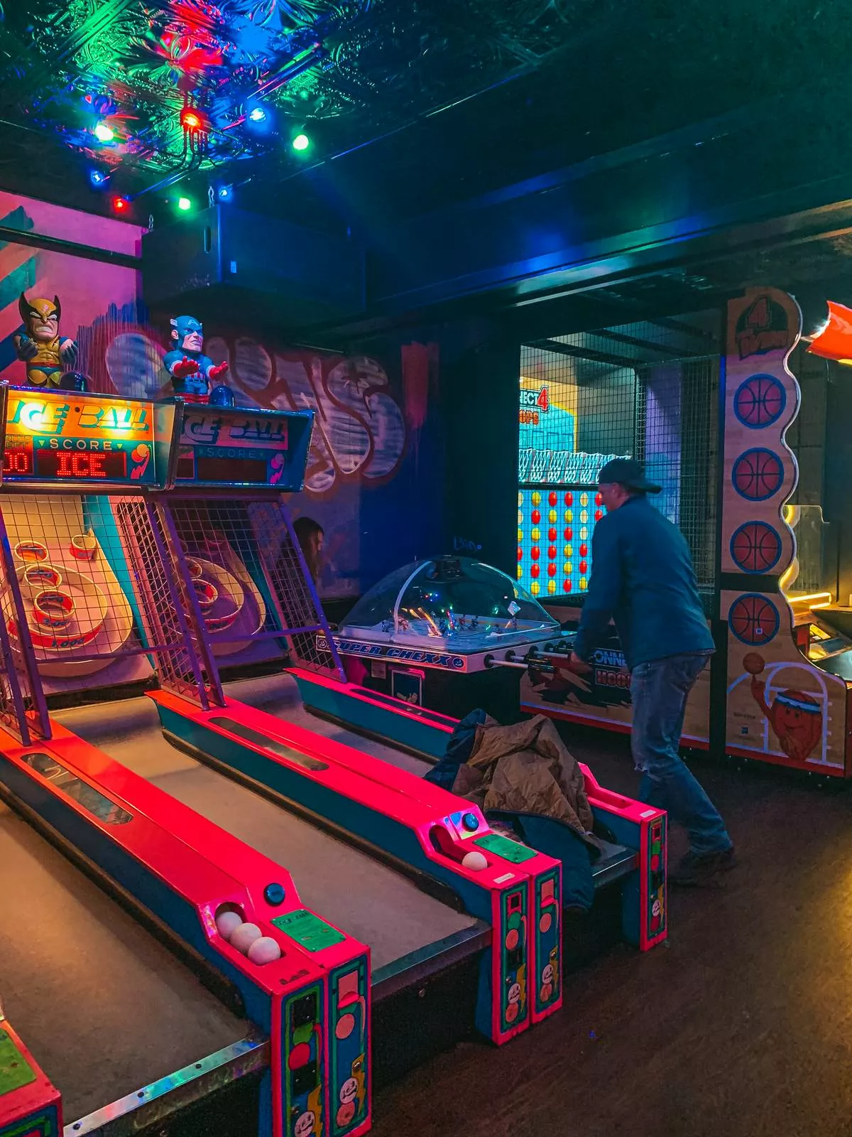 skeeball at VERSUS bar in Boston