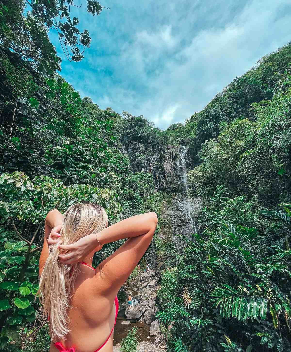 Wailua Falls on Maui, one of the best Road to Hana stops