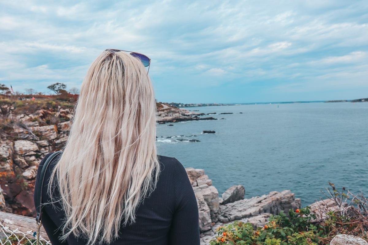 Fall on the coast in Portland Maine