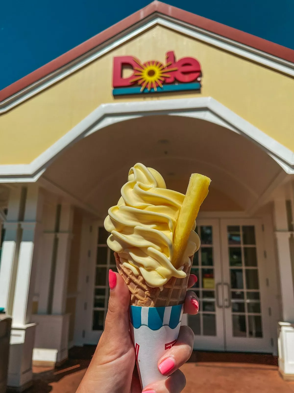 Dole whip from the Dole Plantation near Oahu's North Shore