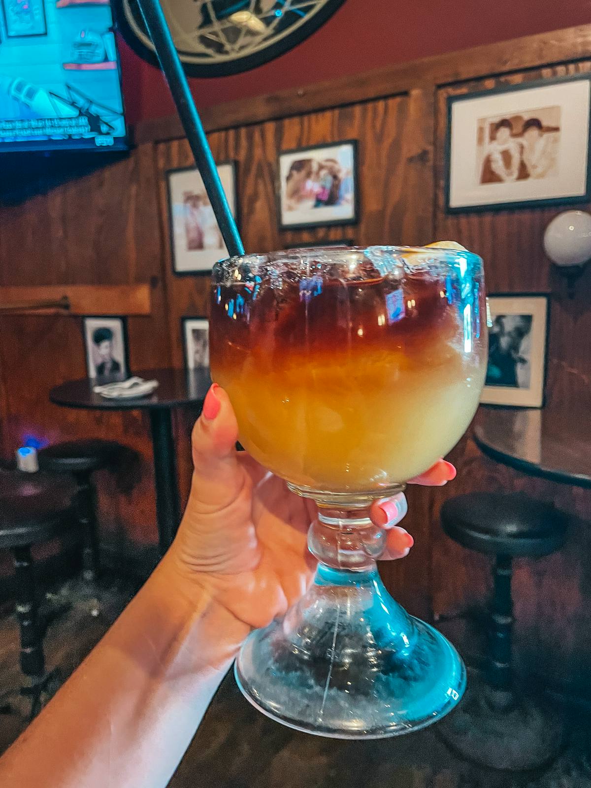 Giant mai tai from Kailua Pub