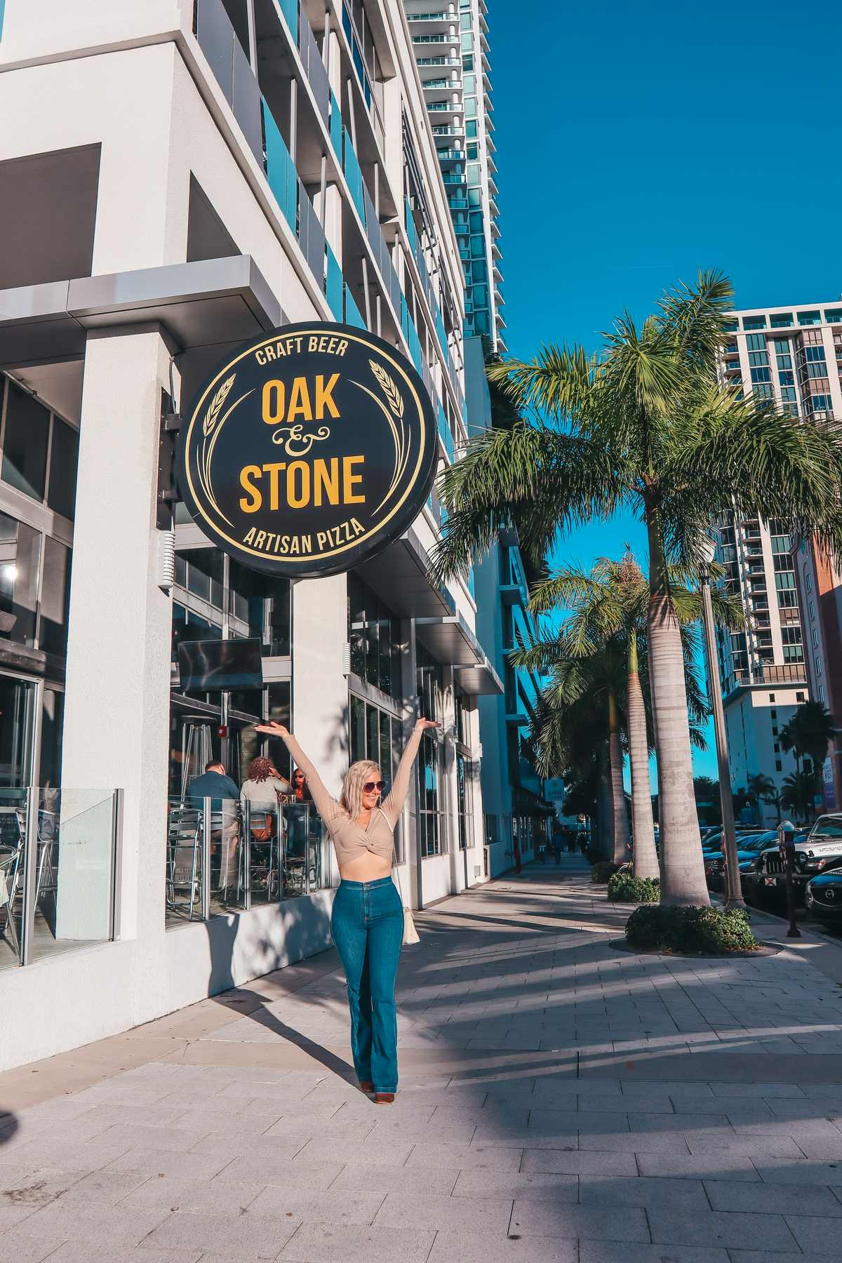 Oak and Stone restaurant in downtown St Pete