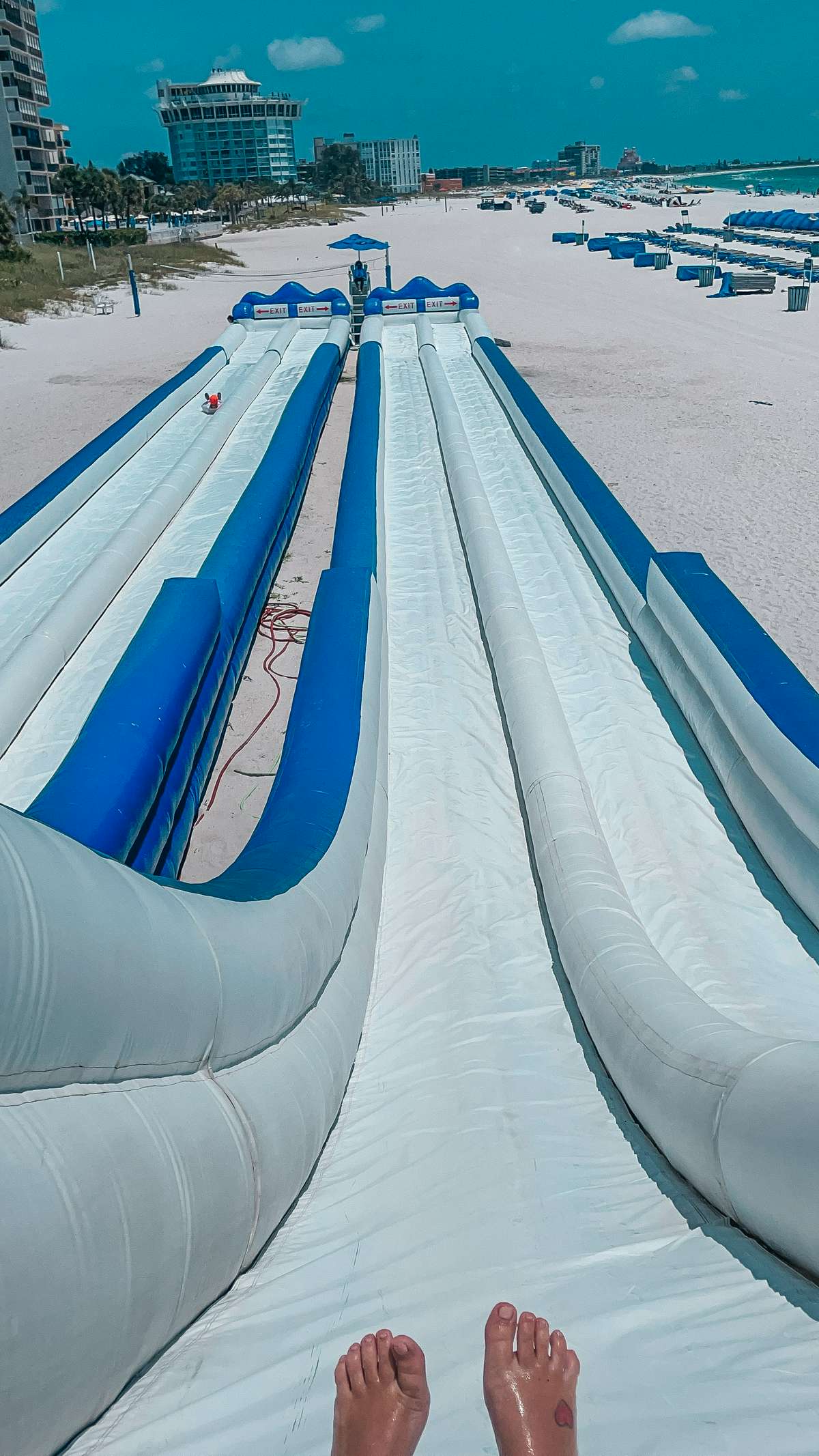 Waterslide at TradeWinds Beach Resort in St Pete Beach