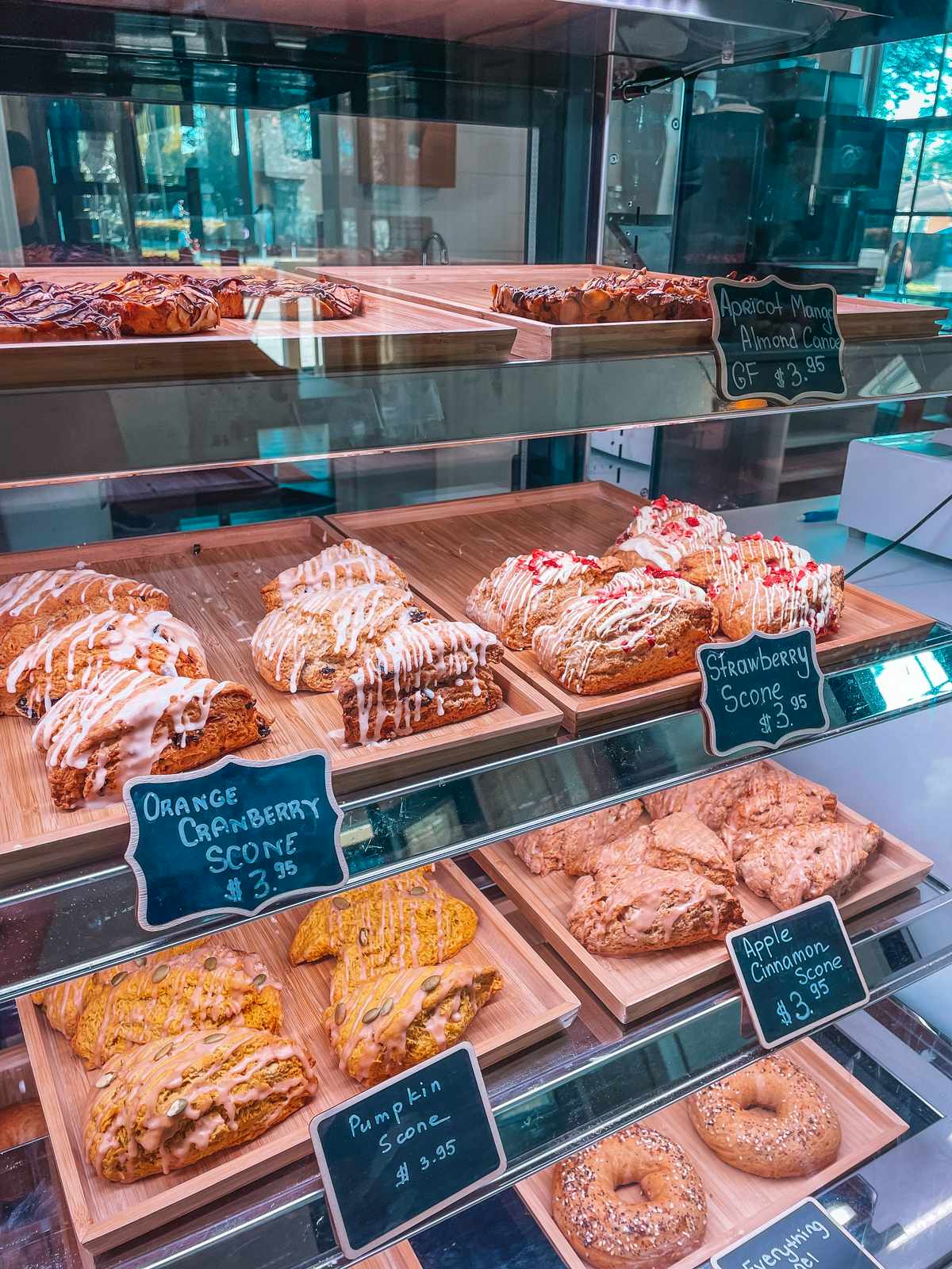 Baked goods from Lavita Bakery and Gelato Dunedin coffee shop