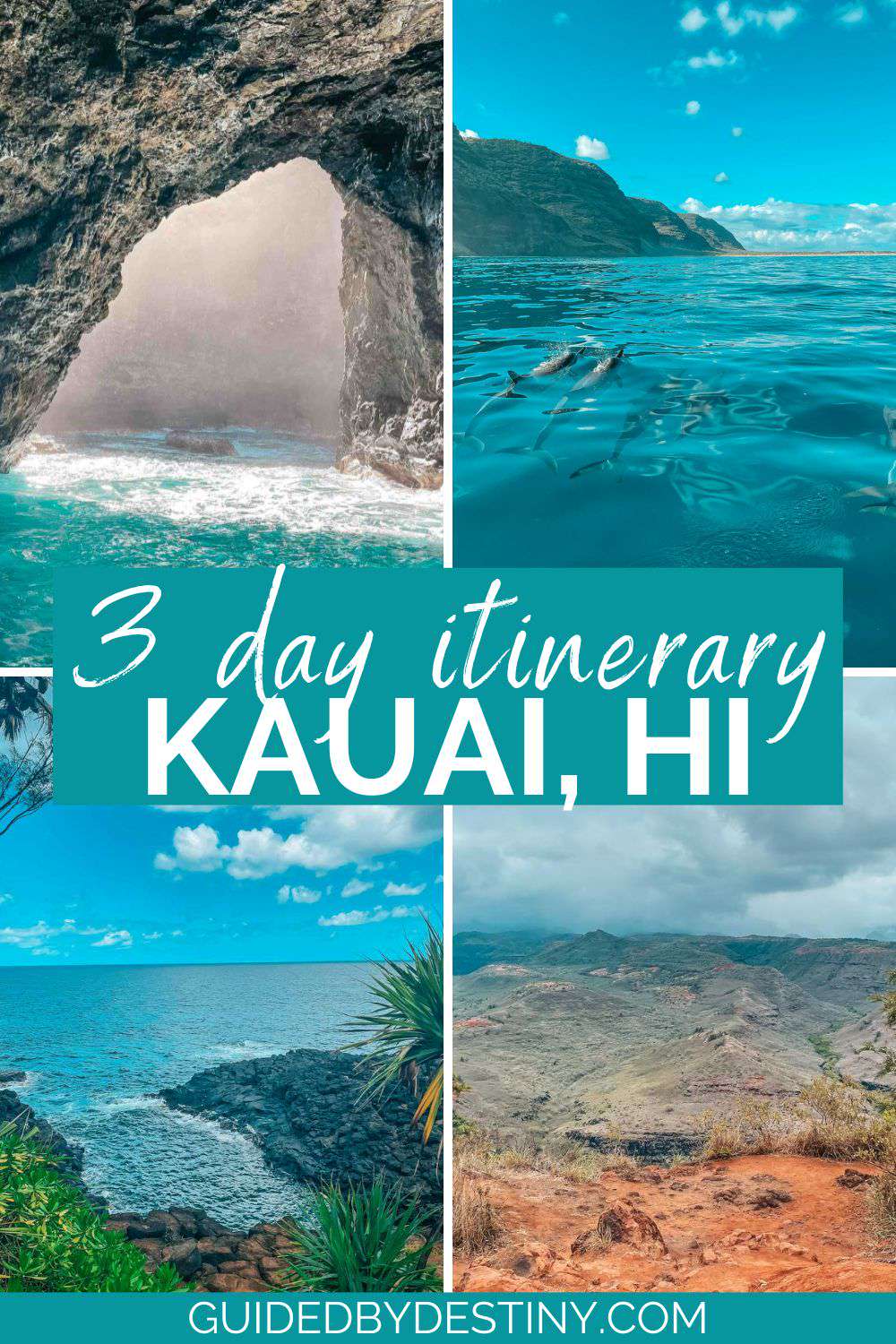 3 day itinerary for Kauai Hawaii