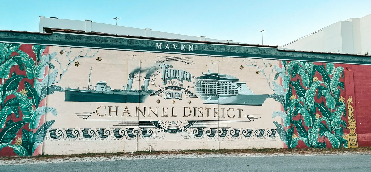 Channel District Tampa mural