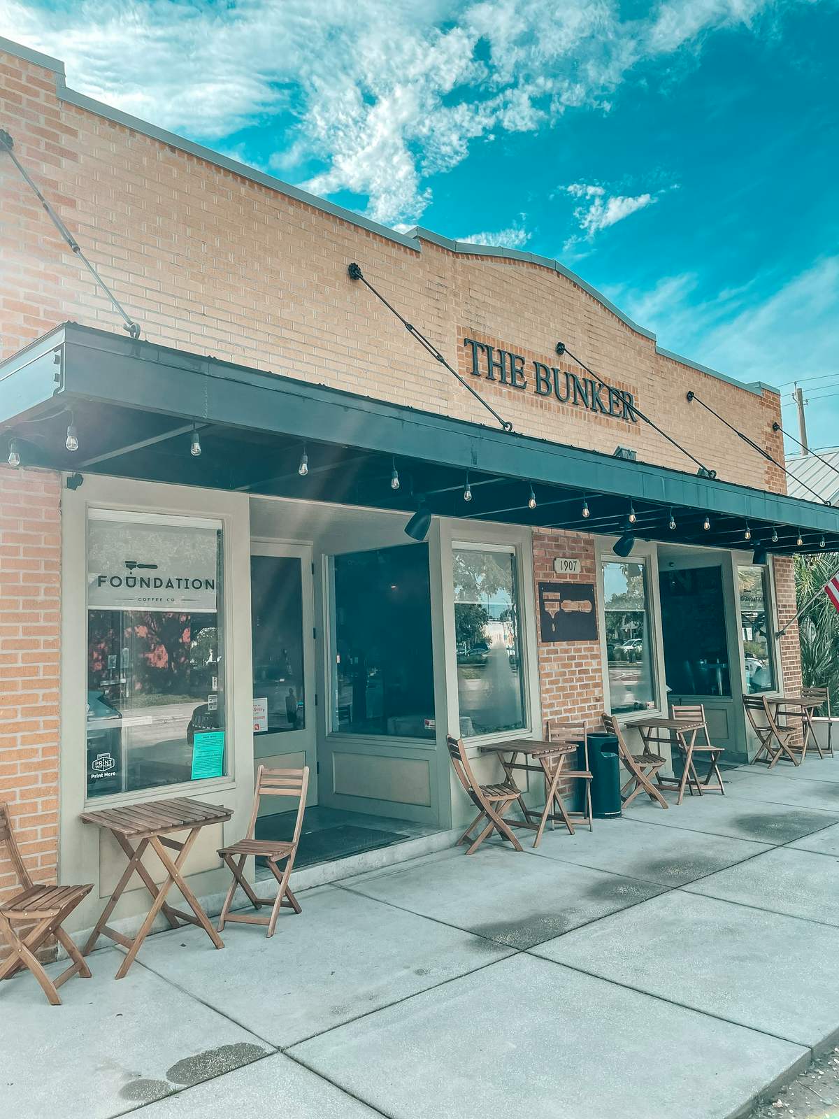 Foundation Coffee Shop at The Bunker in Ybor