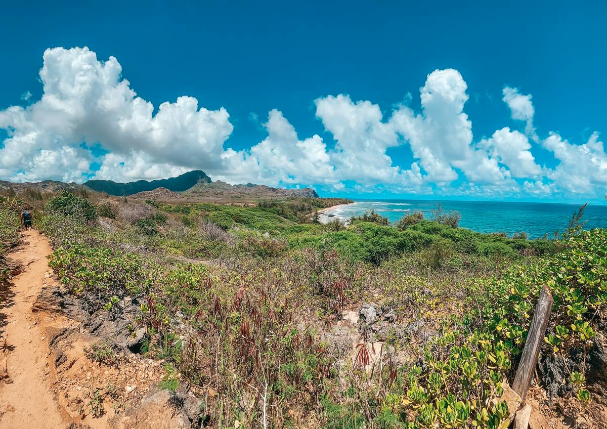 Views from Kauai hike to