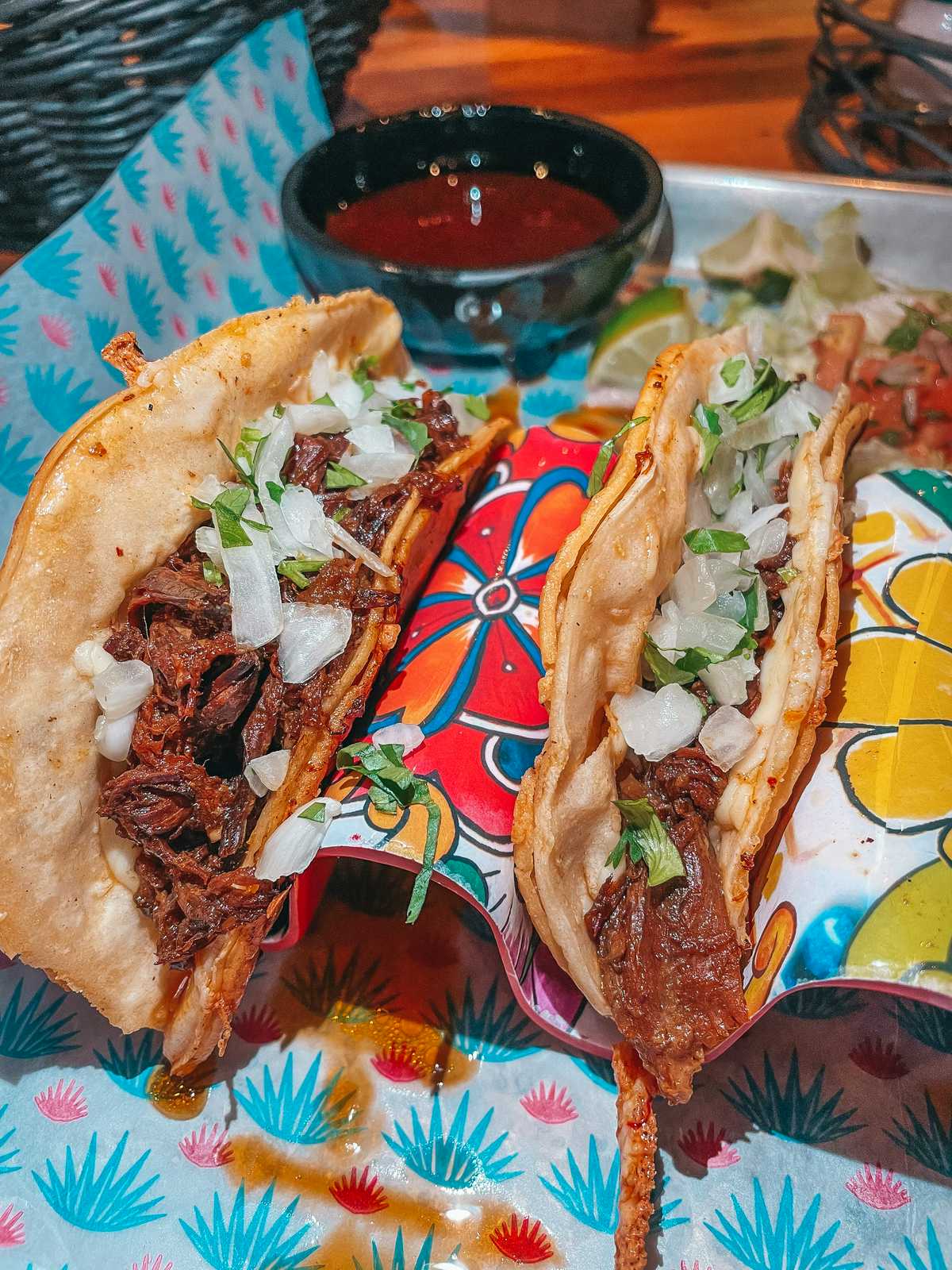 Birria tacos from Jotoro in Channelside