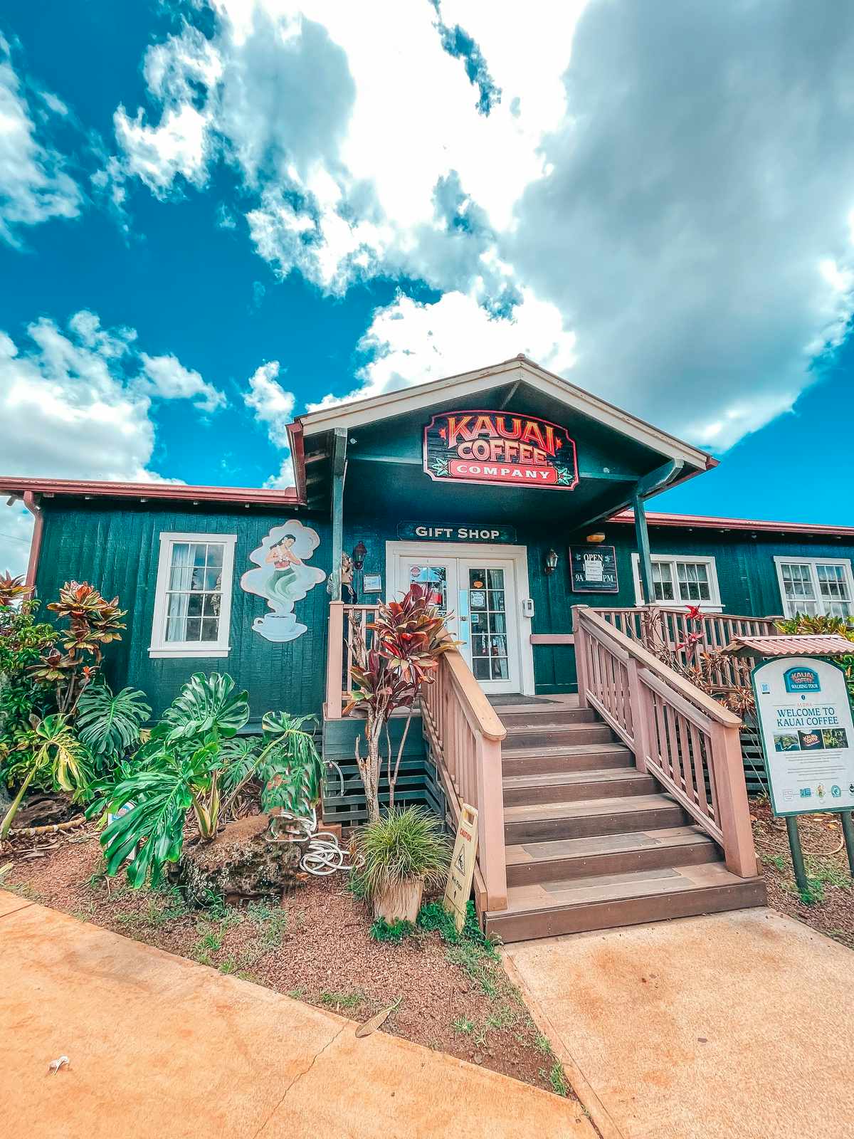 Entrance to Kauai Coffee Company