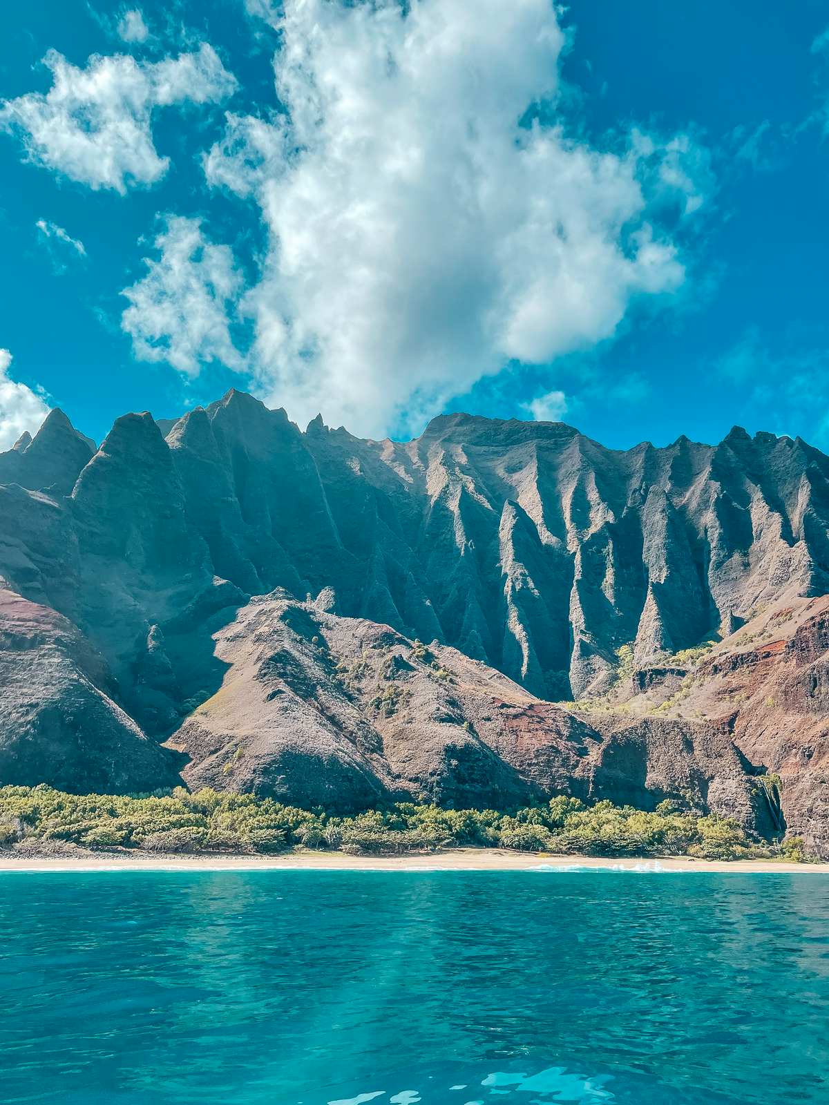 Breathtaking Na Pali Coast in Kauai