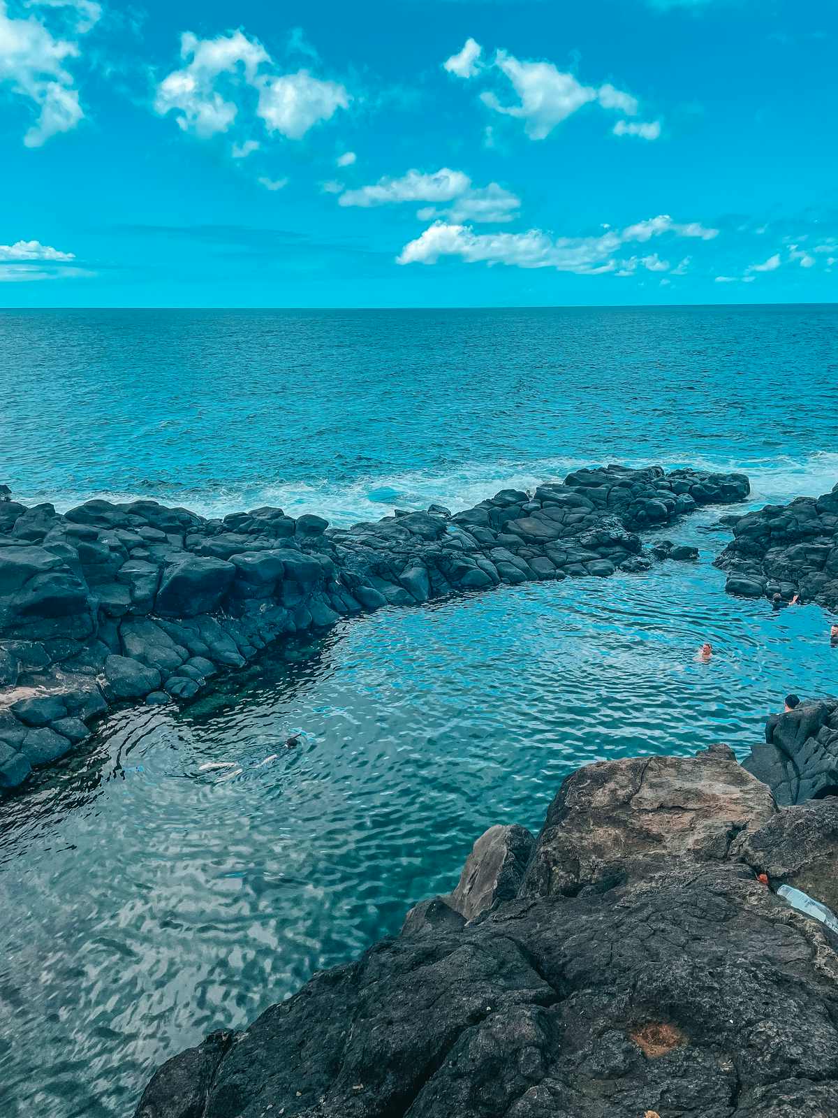 Queens Bath on the North Shore of Kauai