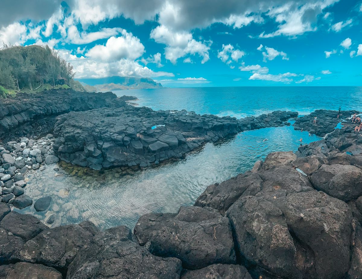 Queens Bath on the North Shore of Kauai