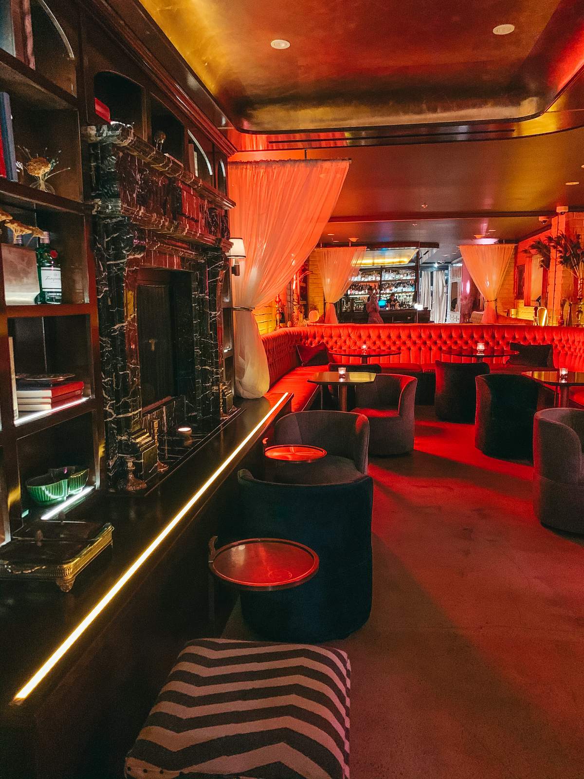Peacock Lounge speakeasy bar in Savannah