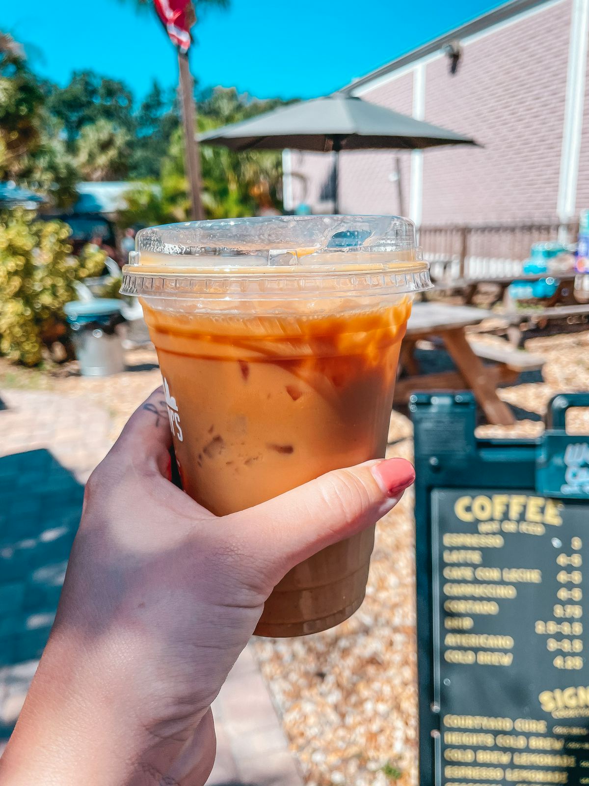 The Heights Cold Brew from Spaddys Coffee shop in Tampa