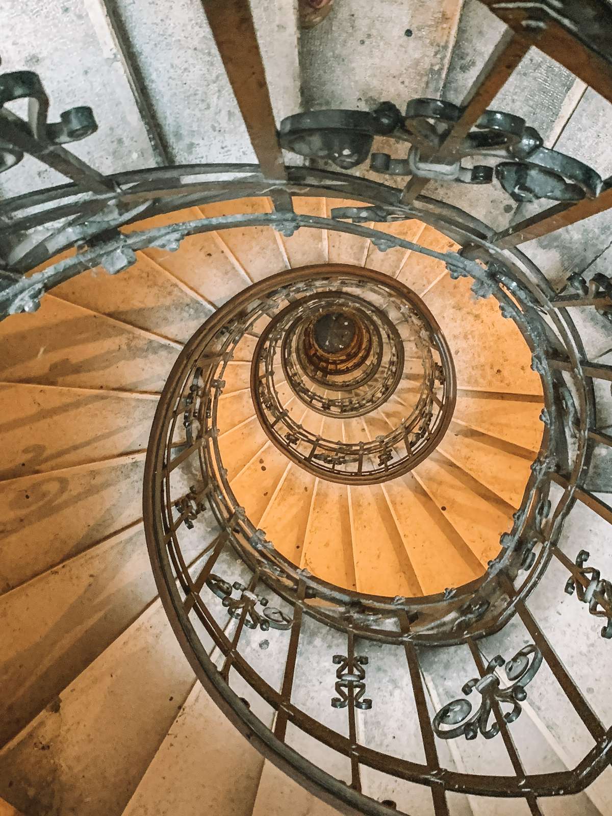 Spiral staircase in St Stephens basilica