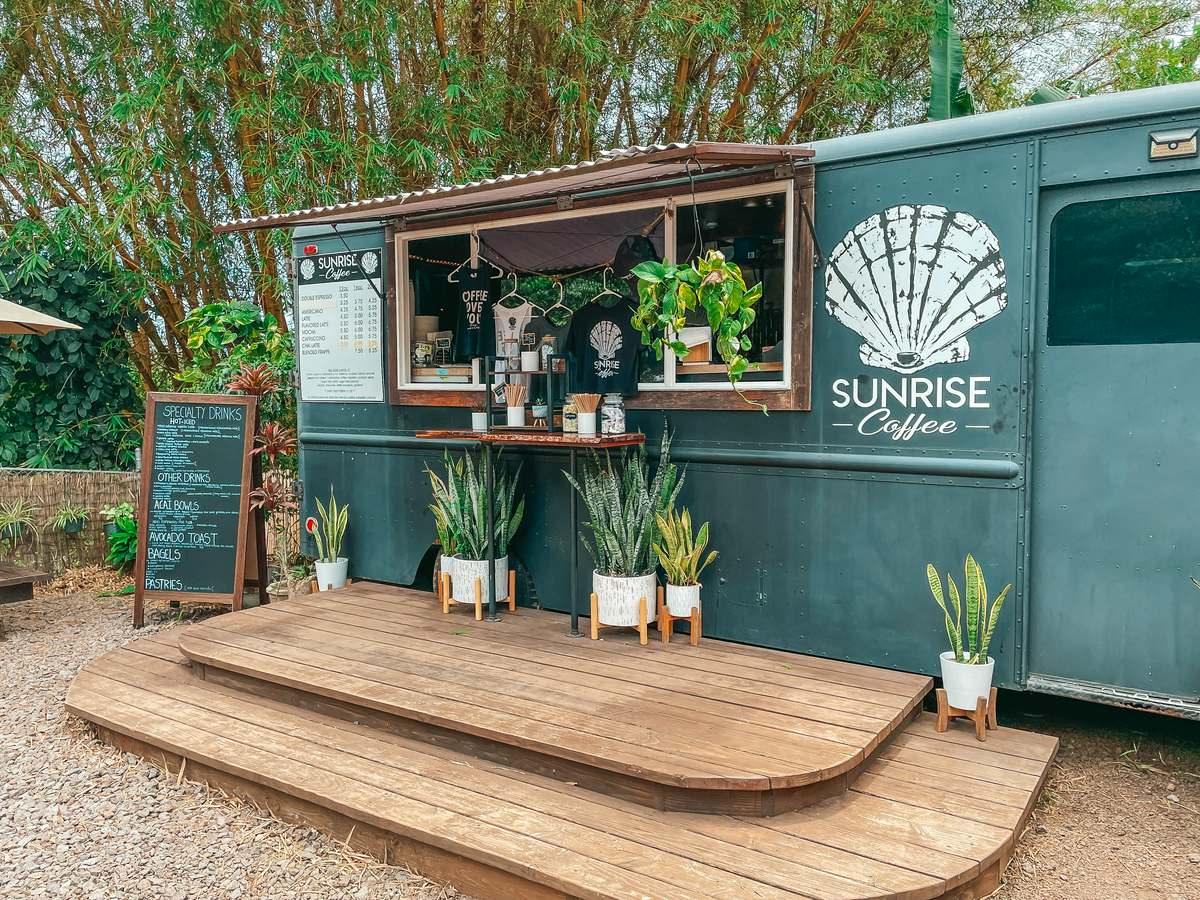 Sunrise Coffee coffee shop truck in Kauai