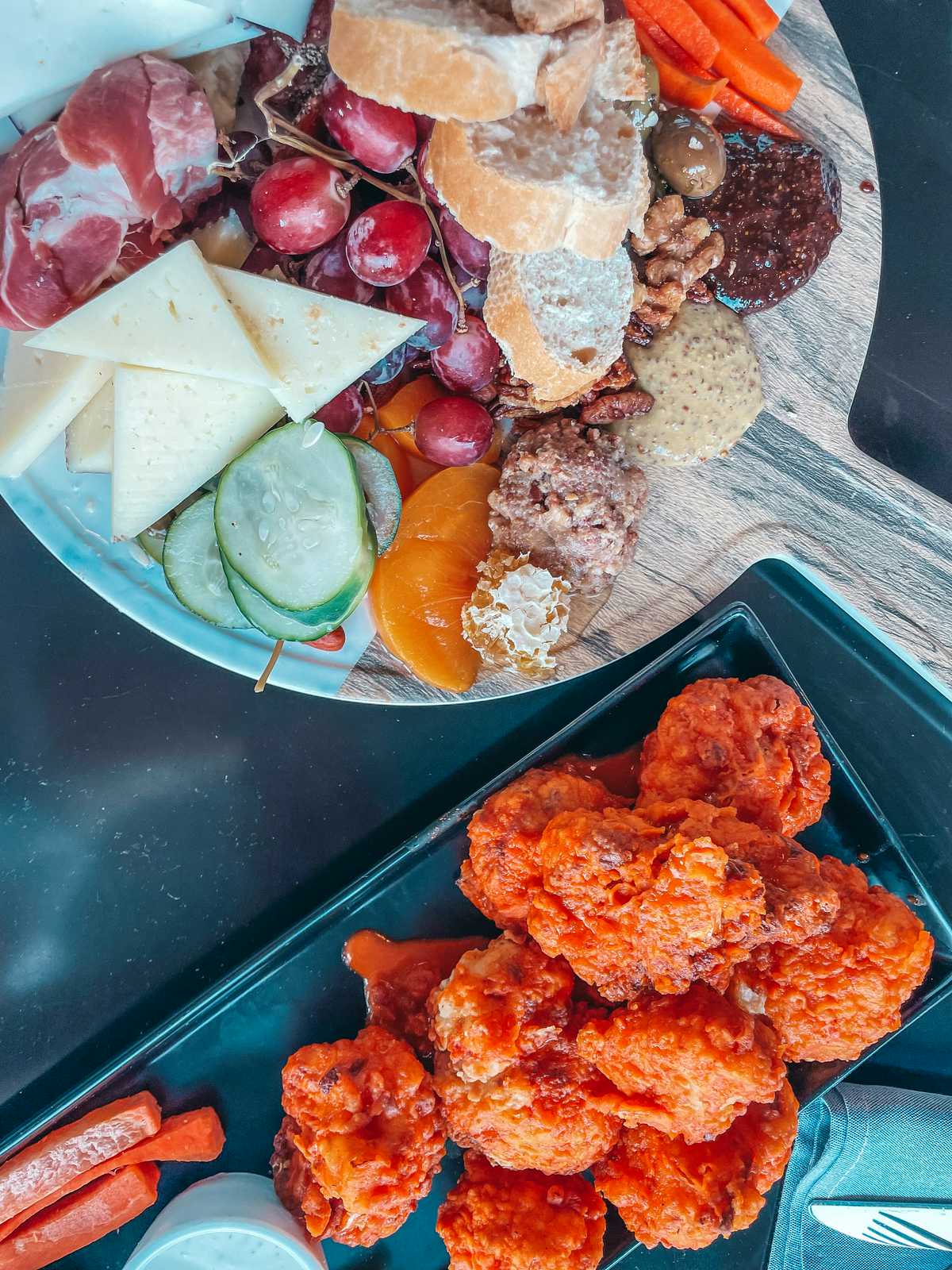 Wings and Charcuterie from The Battery in Channelside