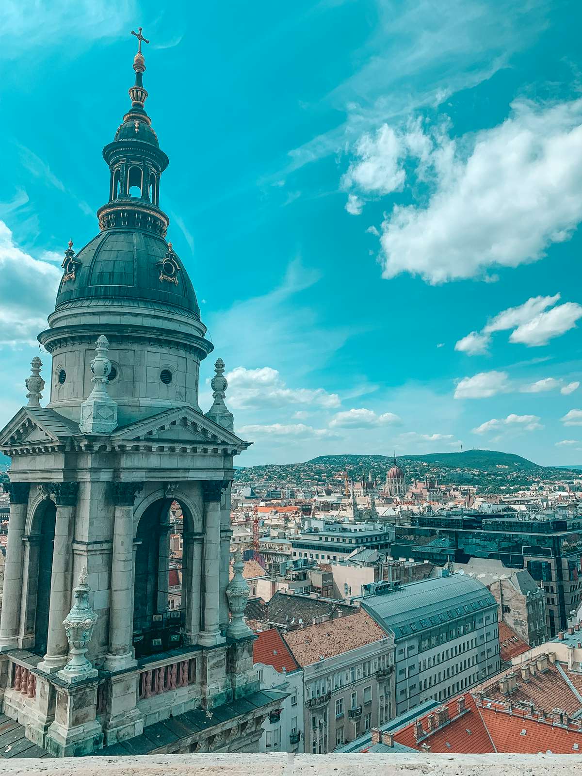 View from St Stephens Basilica