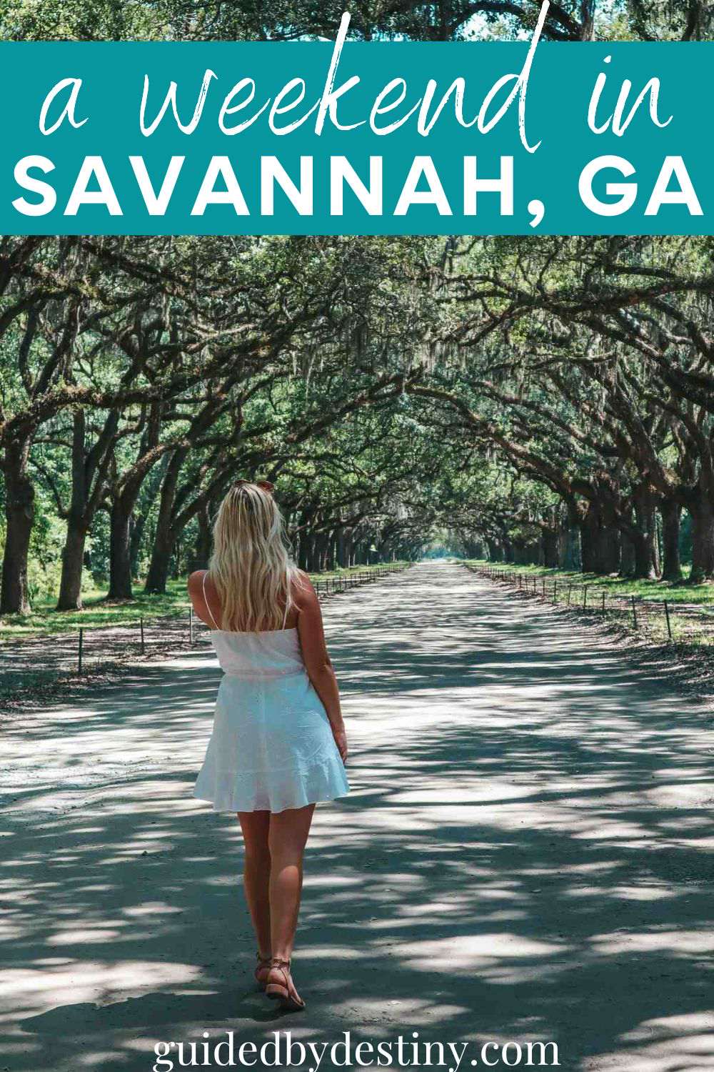 a weekend in Savannah Georgia