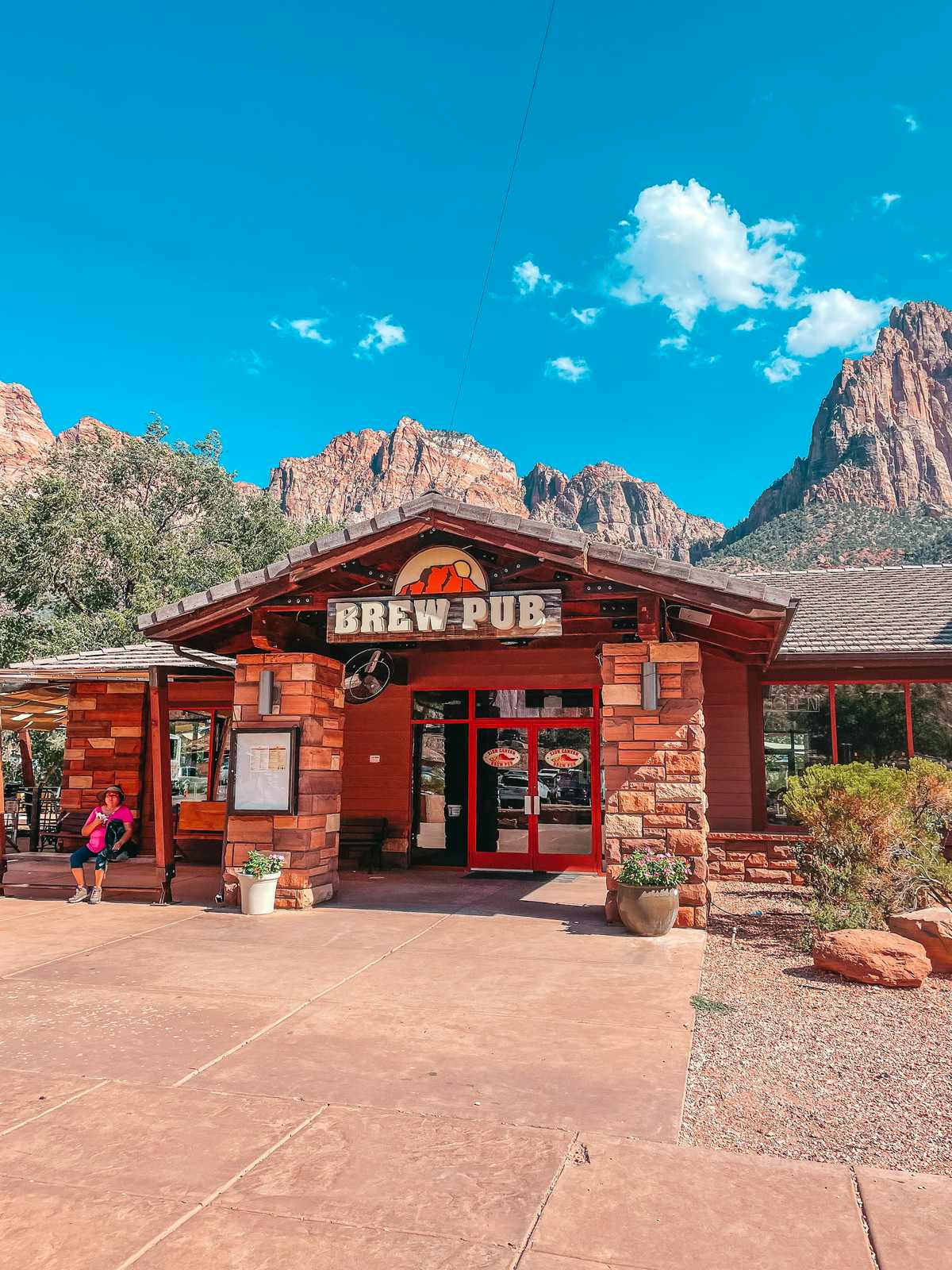 Brew Pub restaurant at Zion National Park