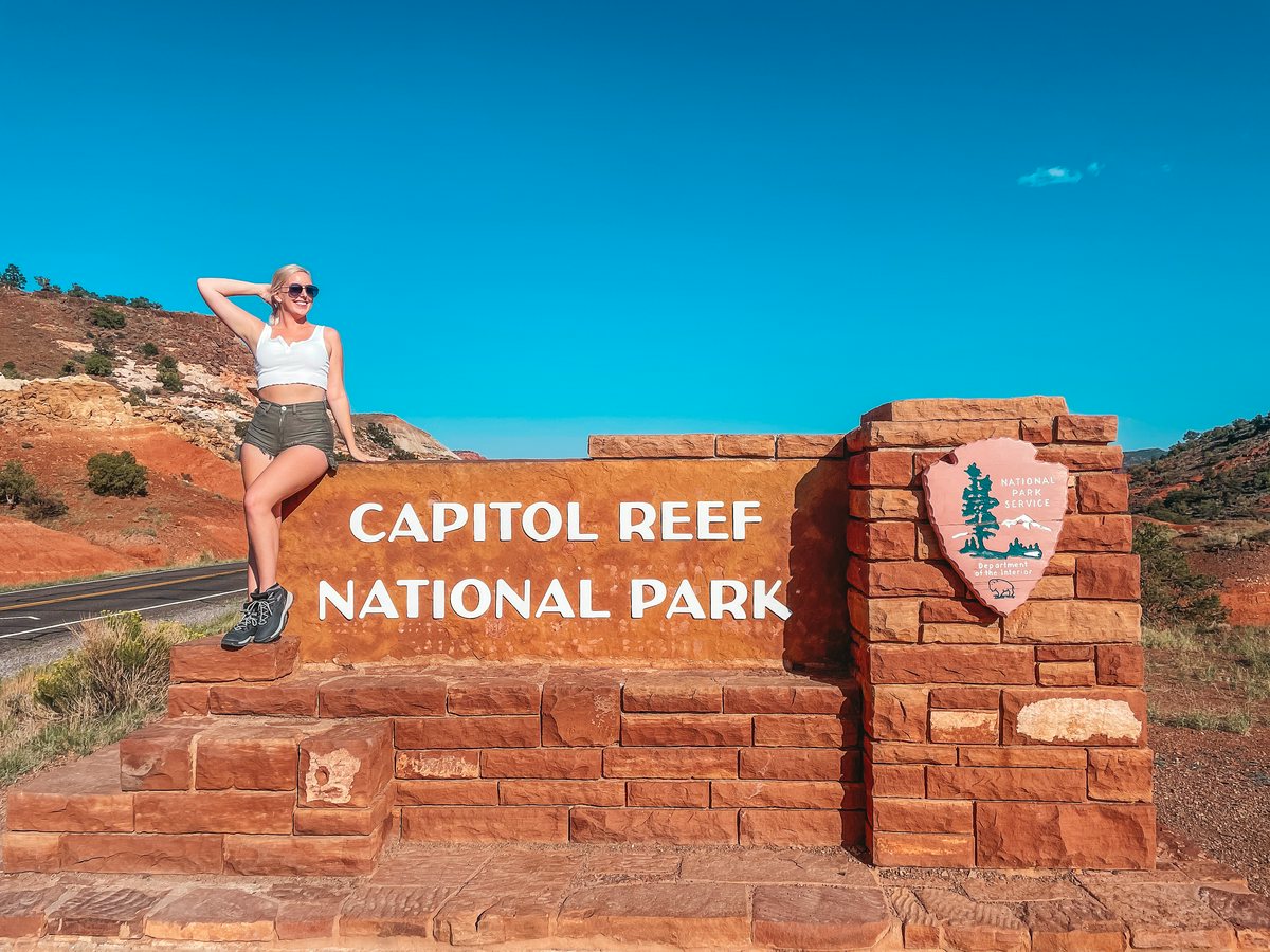 Entrance to Capitol Reef National Park