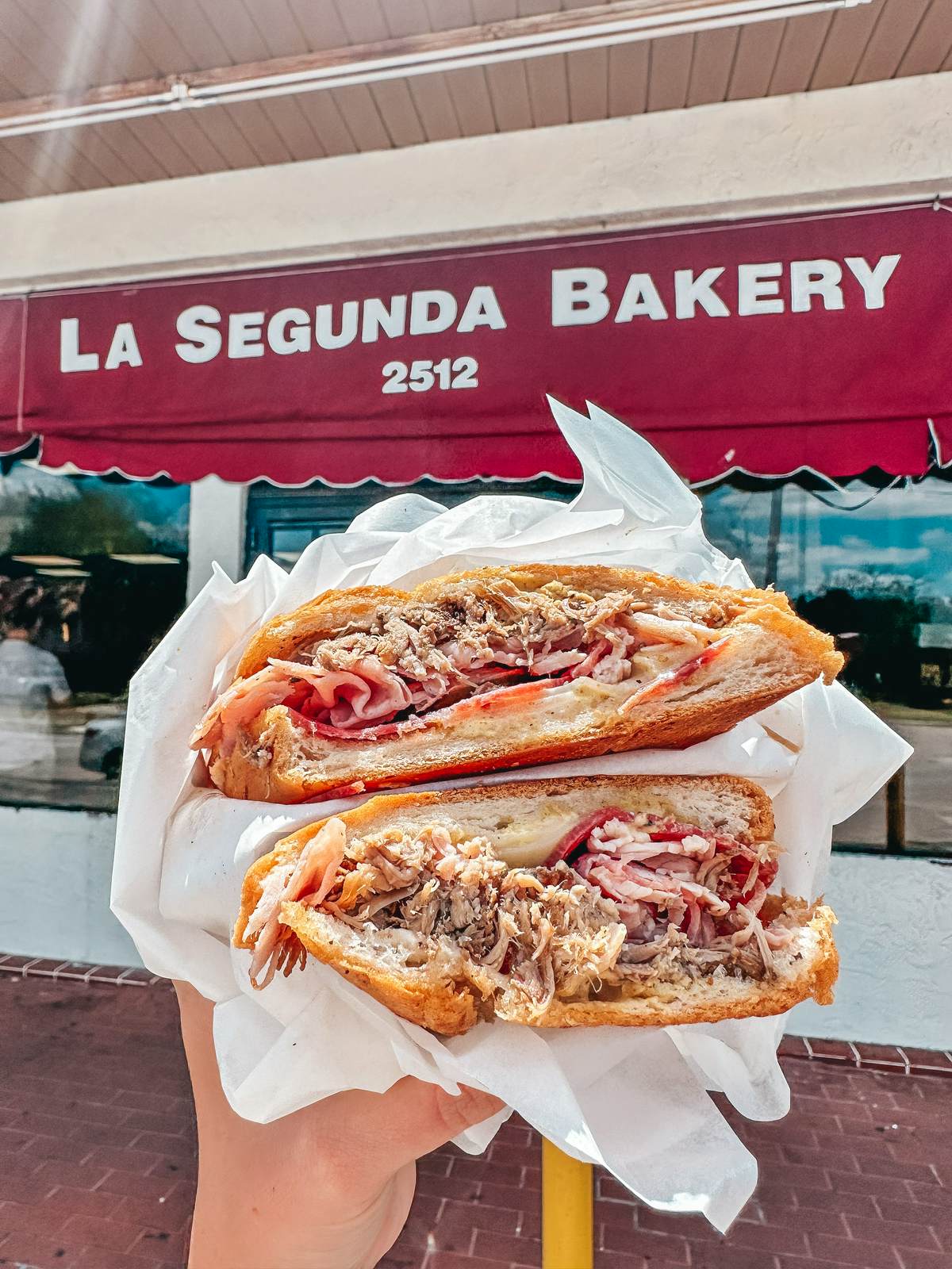 Cuban sandwich from La Segunda in Tampa