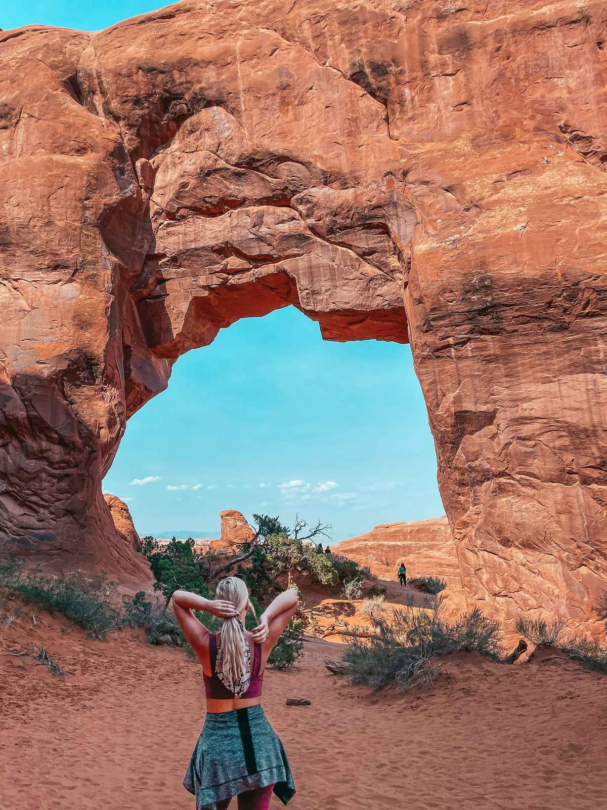 Landscape Arch at Arches National Park in Utah