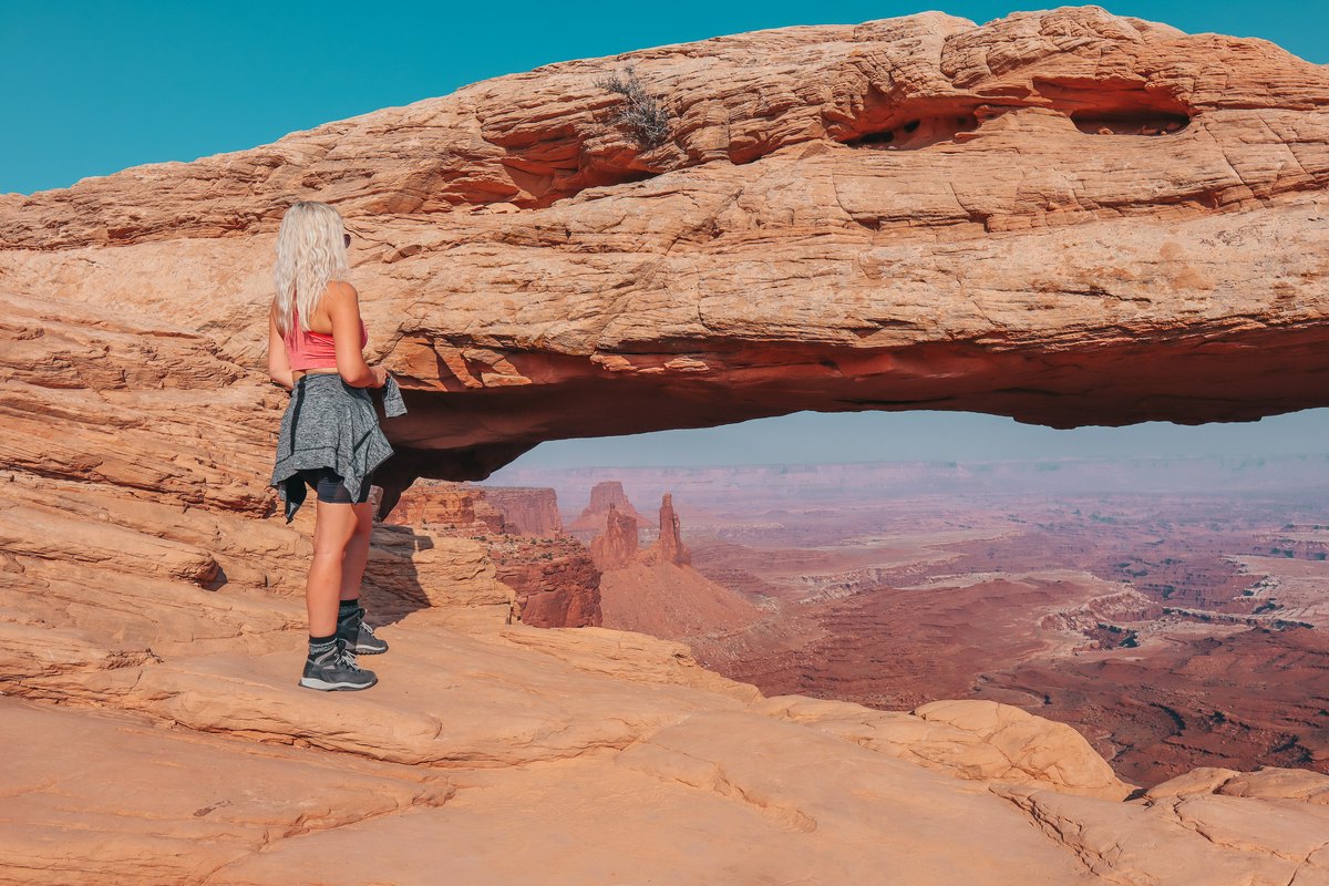 Mesa Arch at Dusk in Canyonlands National Park