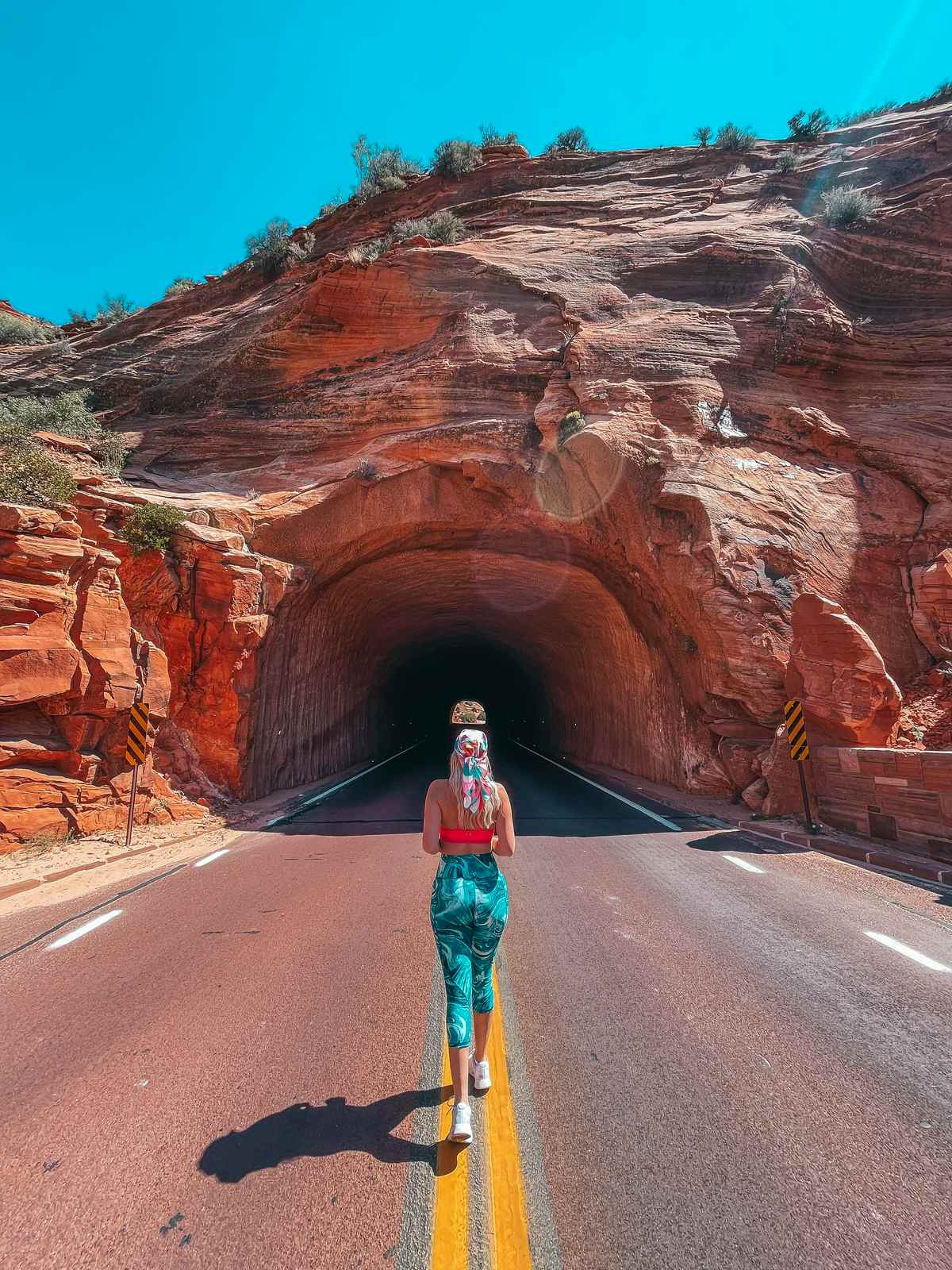 Mt Carmel Tunnel in Zion National Park